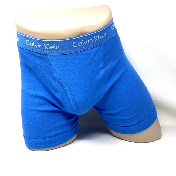 💖MEGA SALE💖Calvin Klein 3-Pack Men's Pure Cotton Blue Boxer Brief NB4003-935 - Picture 5 of 9
